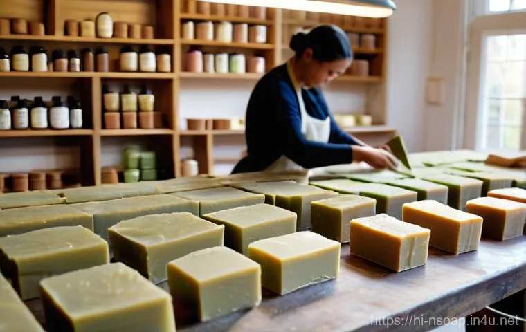 천연비누를 고를 때 중요한 점 - **Decoding Natural Ingredients:**
    A close-up shot of a person's hands, with clean, short nails, ...