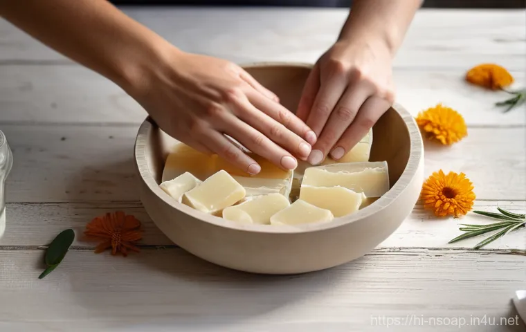 천연비누 판매방법 - **Prompt: "A vibrant and inviting scene at a bustling local farmer's market, featuring a charming st...